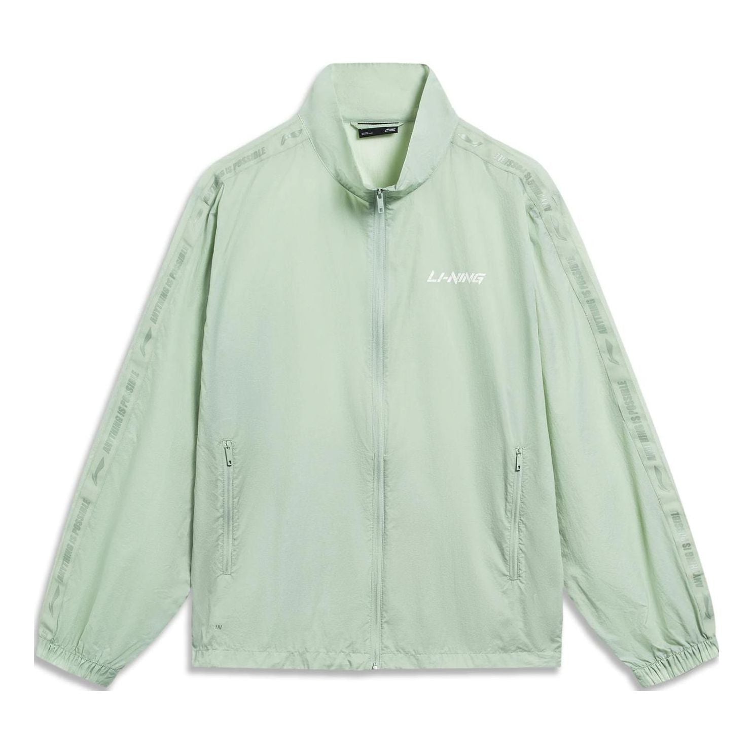 Li-Ning Logo Waterproof Jacket 'Light Green' AJDT631-3