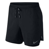 Nike Running Sports Breathable Lacing Shorts Black CJ5471-010