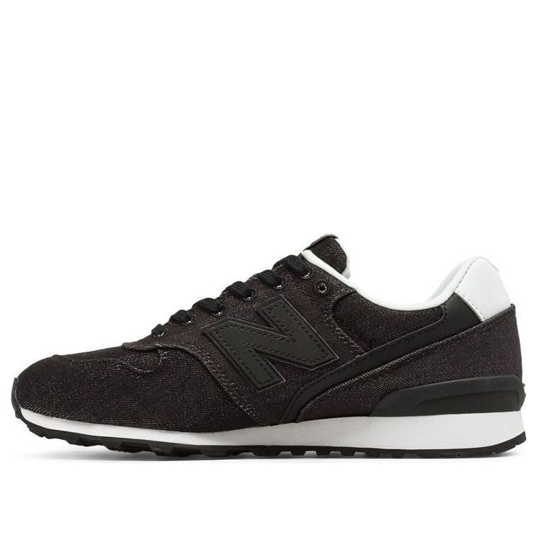 (WMNS) New Balance 696 Cotton Denim 'Black White' WL696DB