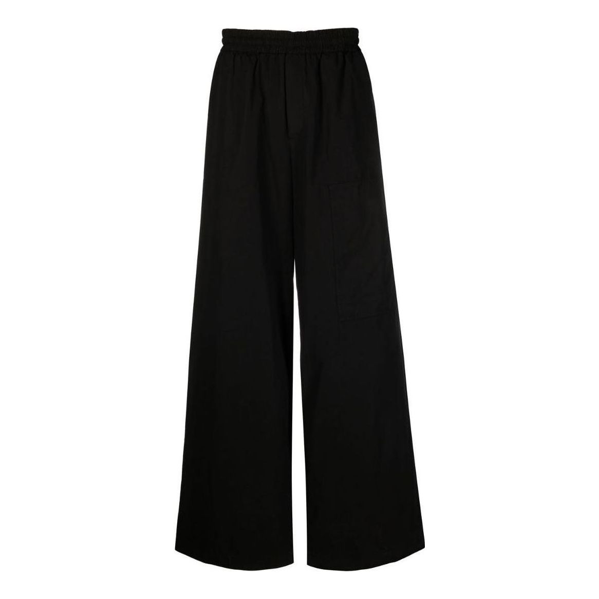 Men's Off-White SS22 Solid Color Straight Casual Pants/Trousers Loose Fit Black OMCA241F22FAB00110101010