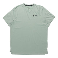 Men's Nike Pro Dri-FIT Casual Sports Quick Dry Round Neck Short Sleeve Grass Green T-Shirt CZ1182-353