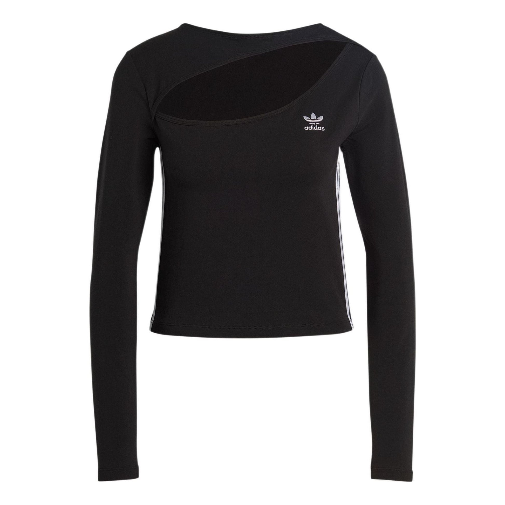 (WMNS) adidas originals Centre Stage Cutout Top Asia Sizing 'Black' II6085