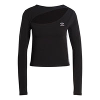 (WMNS) adidas originals Centre Stage Cutout Top Asia Sizing 'Black' II6085