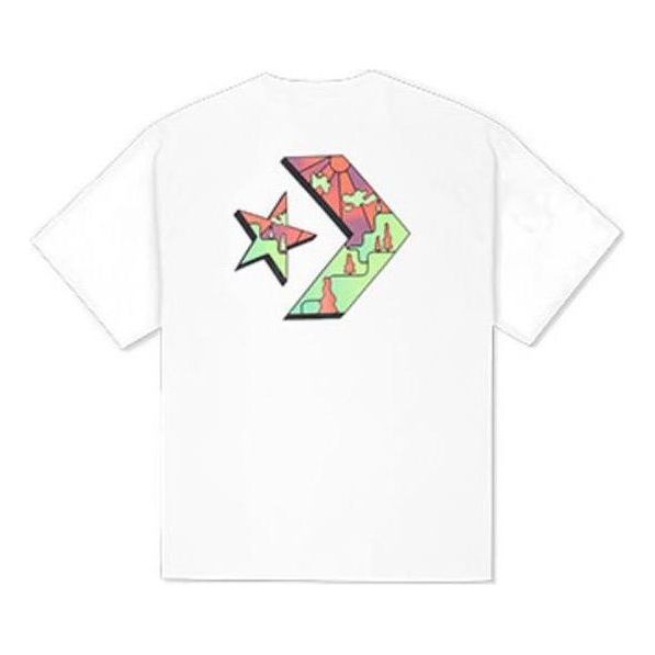 Converse Star Chevron T-Shirt Asia Sizing 'White' 10023940-A02