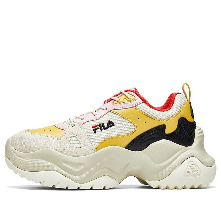 (WMNS) FILA Pose wedge trainer Yellow/white/black F12W014103FVM