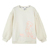 (GS) Skechers x Pokmon Graphic Crew Sweater 'White Pink' L422G047-0074