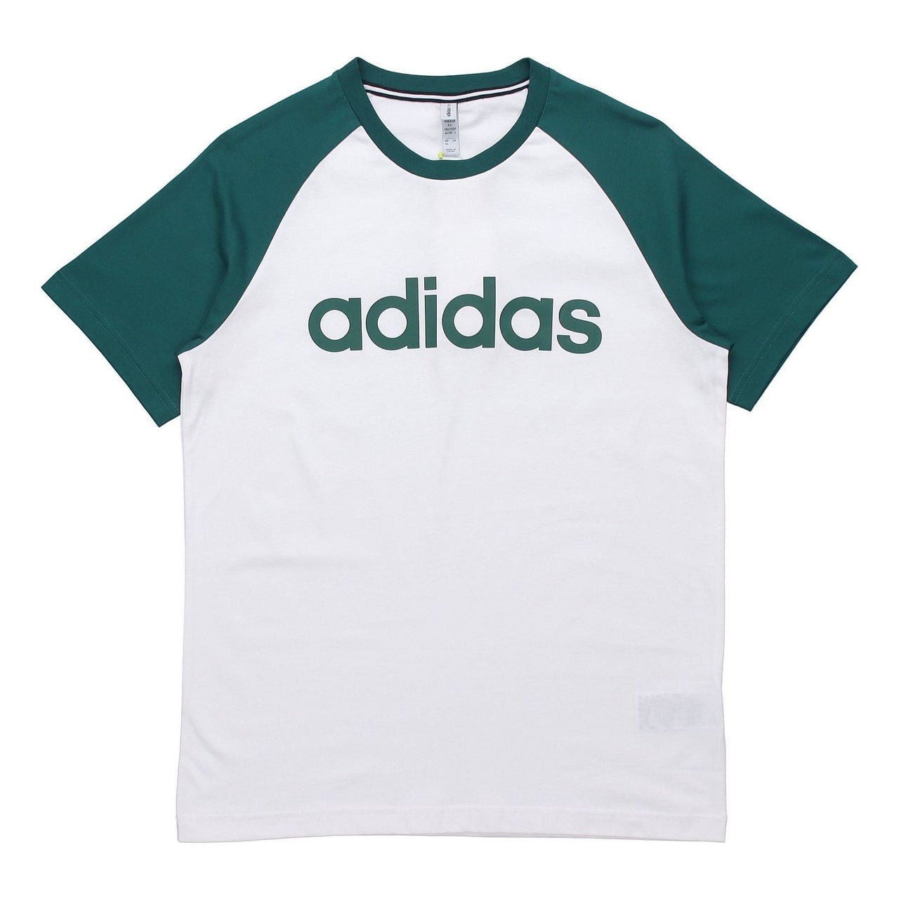 adidas neo Casual Sports Round Neck Pullover Short Sleeve Green GJ8940