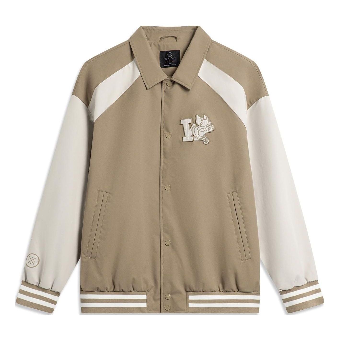 Li-Ning Way Of Wade Logo Woven Coach Jacket 'Light Brown Beige' AFDT869-2