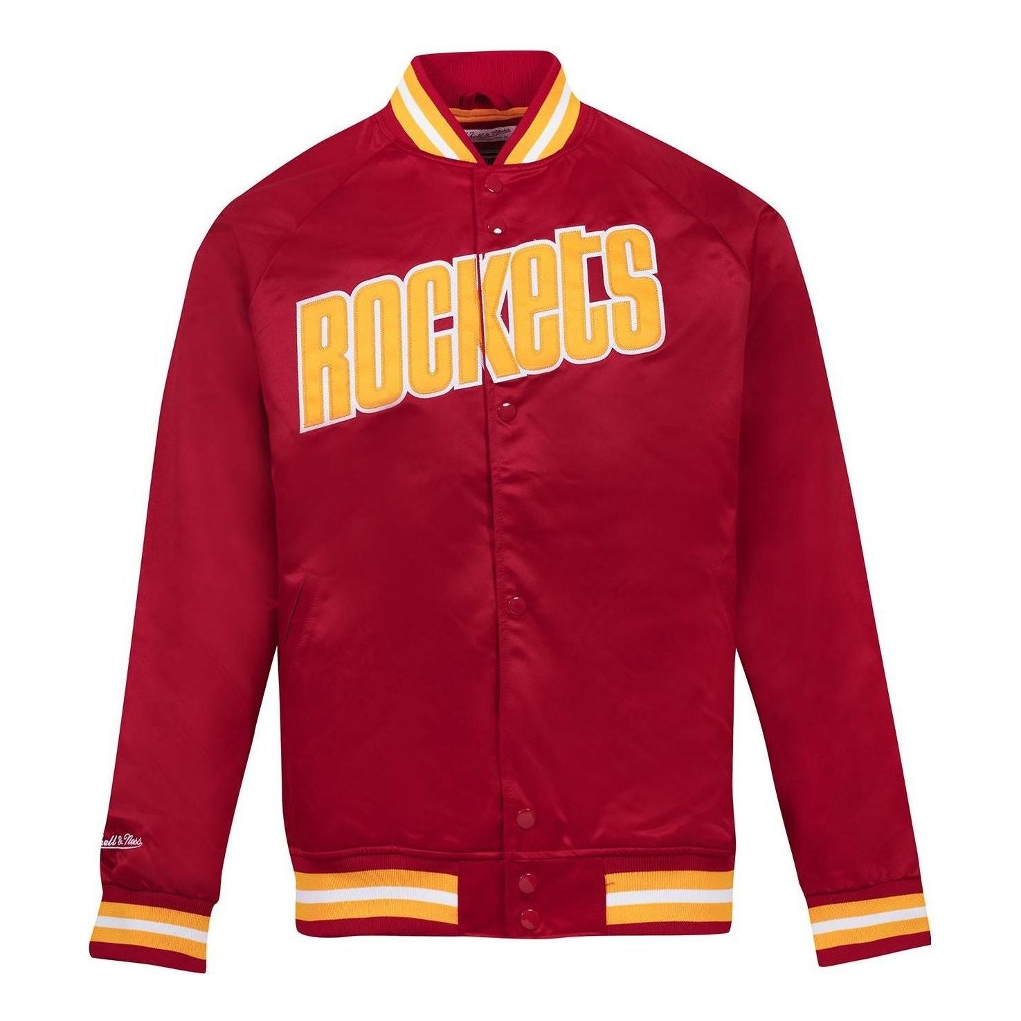 Mitchell & Ness x NBA Houston Rockets Lightweight Satin Jacket 'Red' STJKMG18013-HROSCAR1
