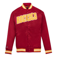 Mitchell & Ness x NBA Houston Rockets Lightweight Satin Jacket 'Red' STJKMG18013-HROSCAR1
