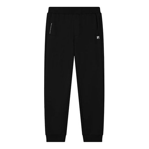 FILA Knit Bundle Feet Casual Sports Pants Black F11M132651F-BK