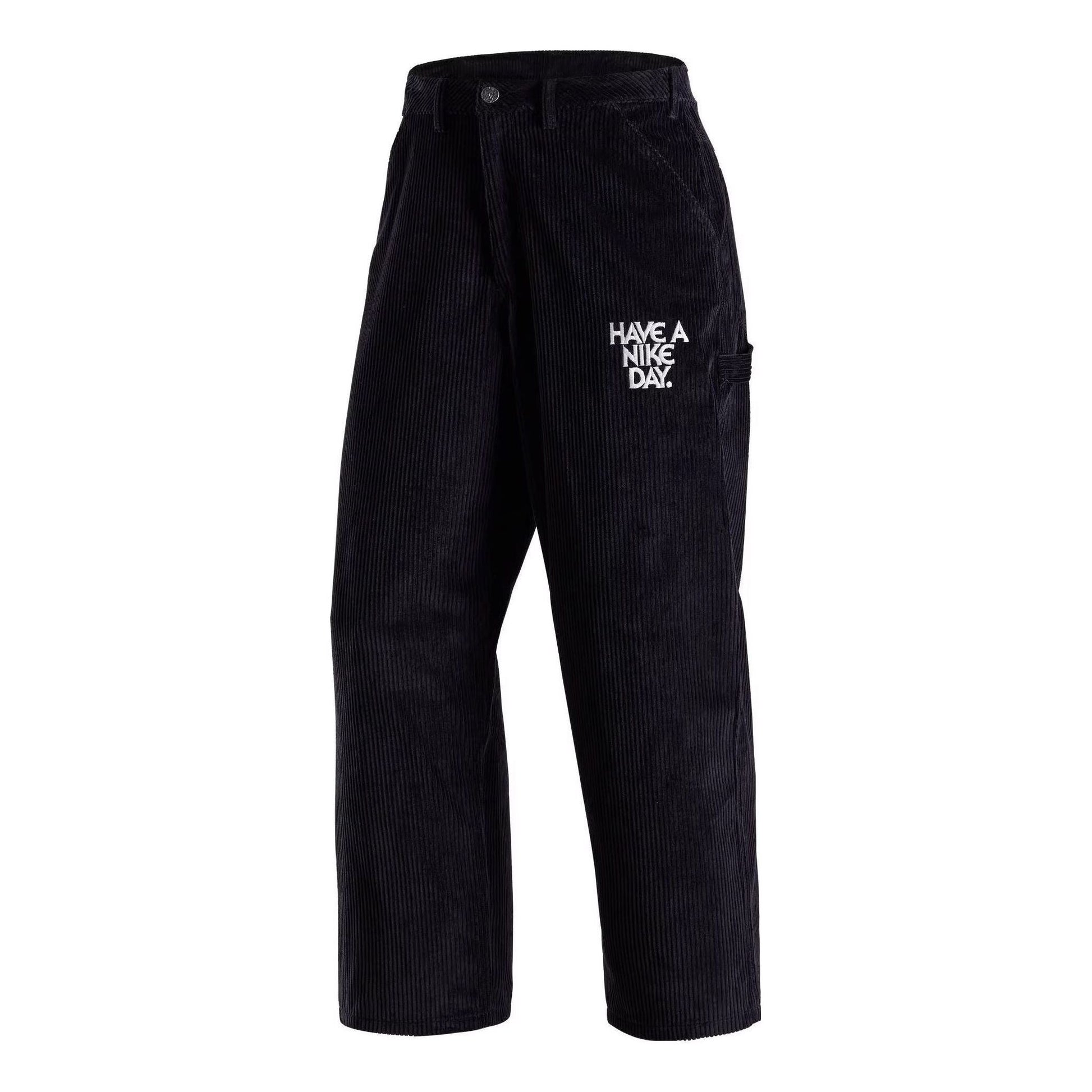 Nike Life Corduroy Cargo Trousers 'Black' HF0354-010