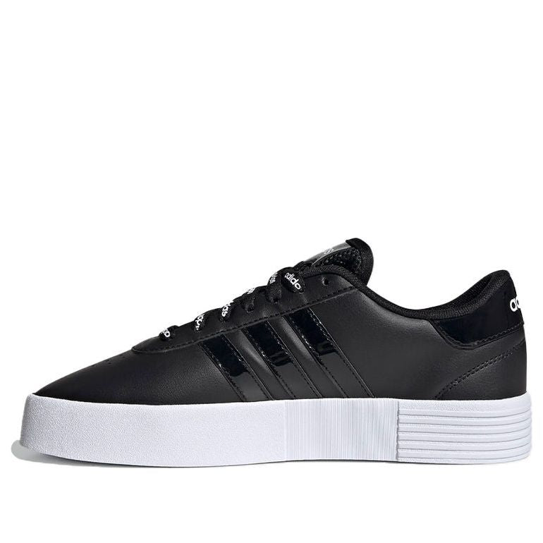 (WMNS) adidas neo Court Bold Shoes Black FY9993