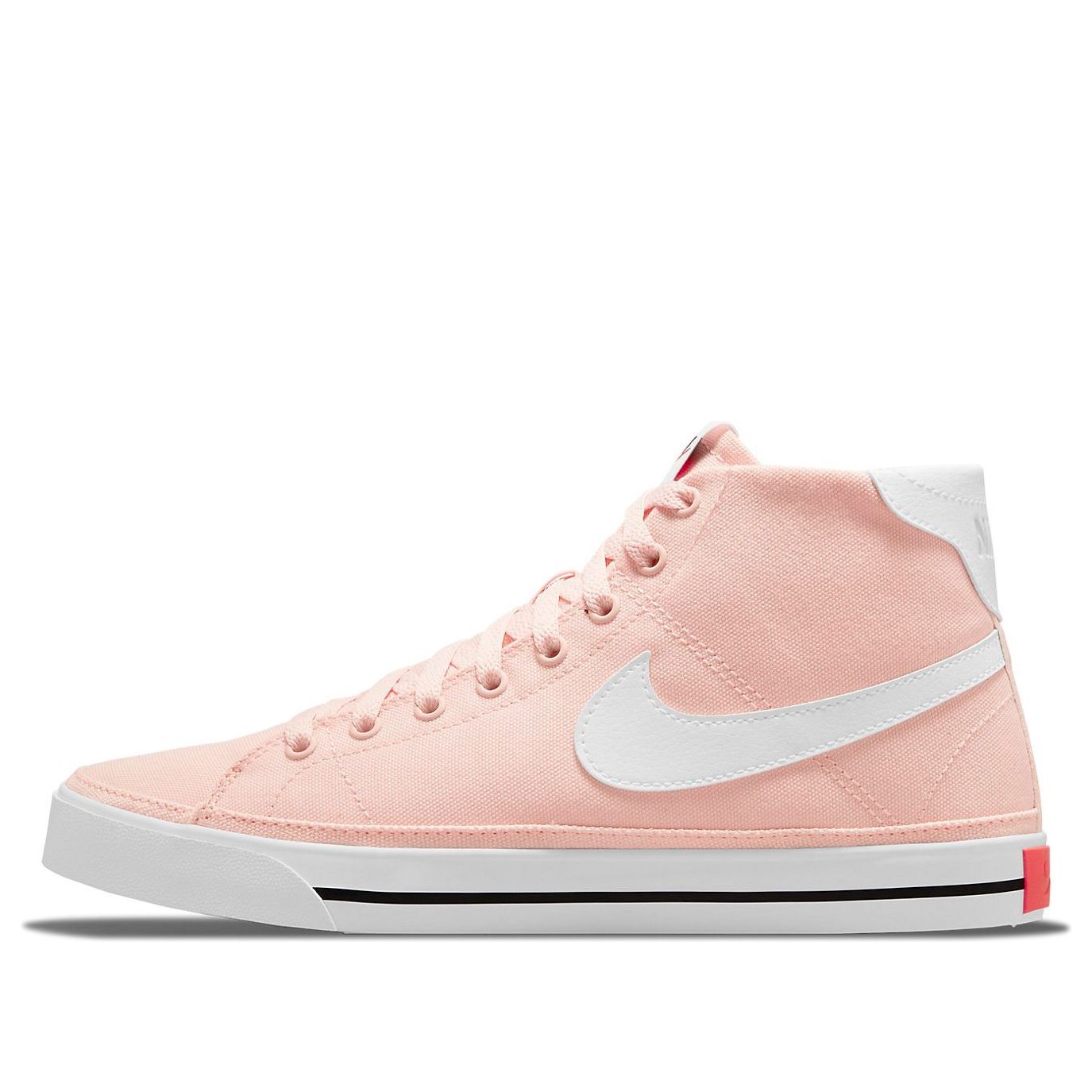 (WMNS) Nike Court Legacy Canvas Mid Sneakers Pink/White DD0161-800