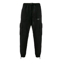 Men's Off-White Cargo Black Long Pants/Trousers OMCF004R20G370211001