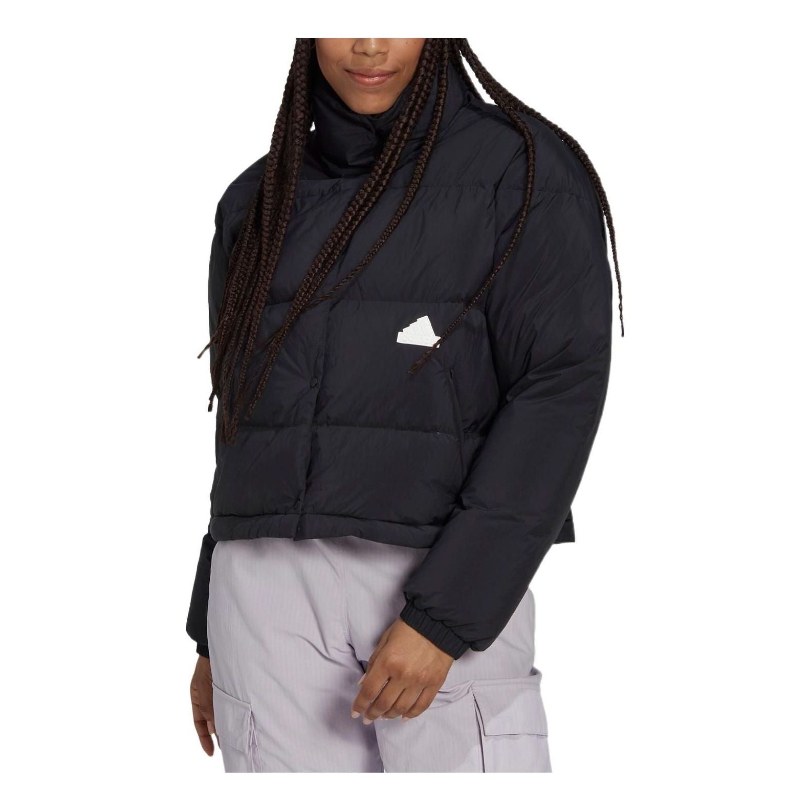(WMNS) adidas Puffer Jacket Asia Sizing 'Black' HG4376