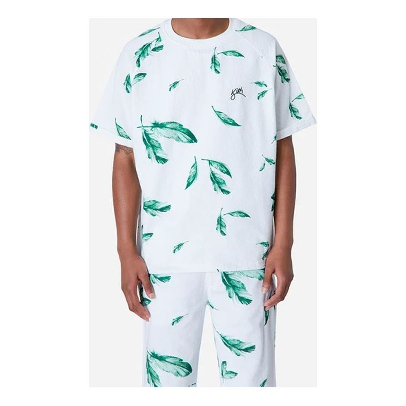 KITH Howard Seersucker Shirt Printing Short Sleeve Unisex White KH3751-101