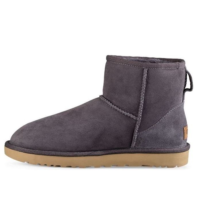 (WMNS) UGG Classic Mini II Short Boots 2.0 Fleece Lined Purple Gray 1016222-NHT