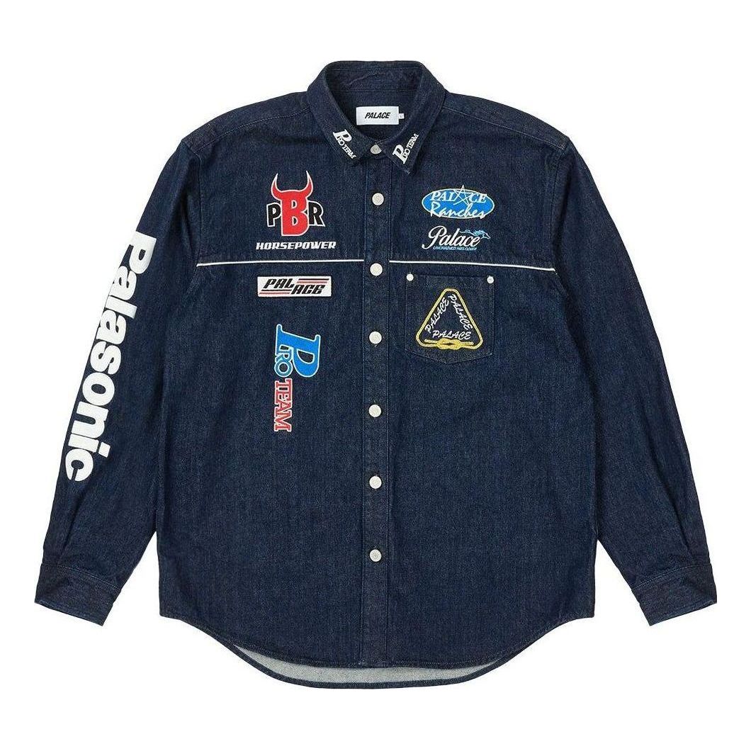 Palace FW22 Rodeo Shirt 'Navy' P23SHT067