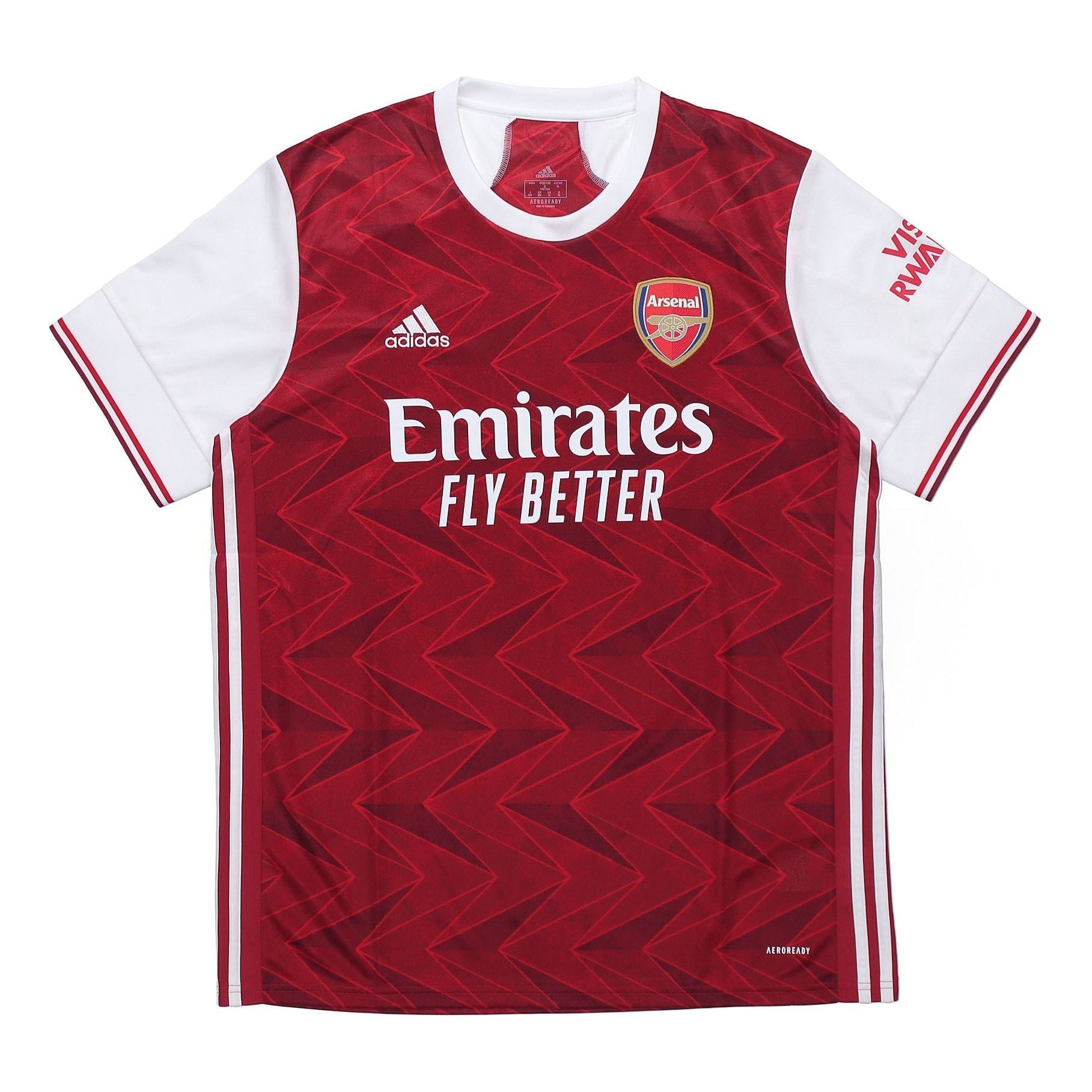 adidas 20-21 Season Arsenal Home Fan Edition Short Sleeve Jersey Purple EH5817