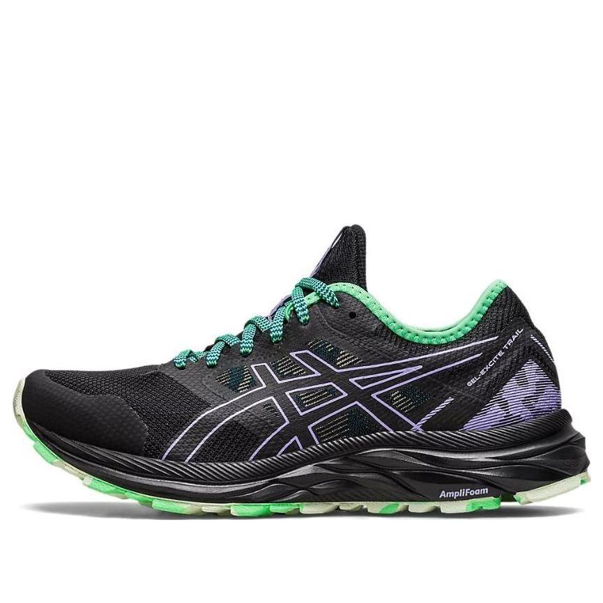 (WMNS) ASICS Gel-Excite Trail 'Black Green Purple' 1012B051-008