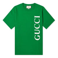 Gucci Large Logo Printed Crewneck For Men Green 565806-XJB2V-3189