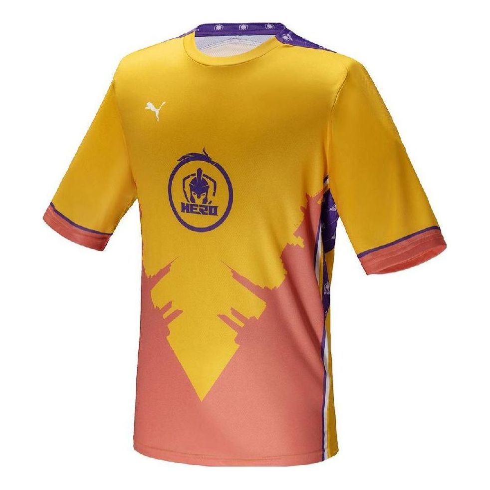 PUMA x KPL Hero Graphic Tee 'Yellow Red Blue' 605761-06