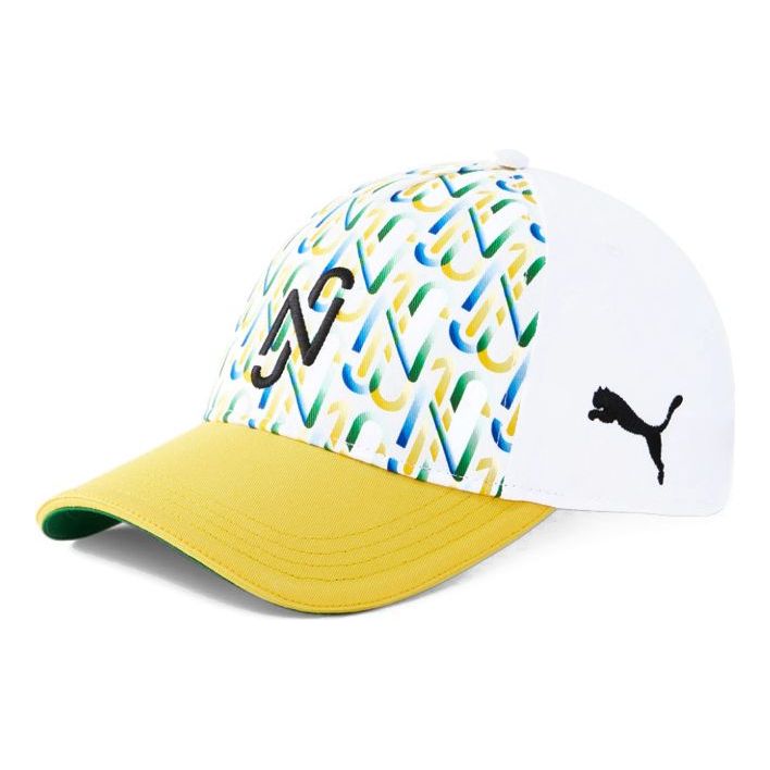 PUMA Neymar Jr Baseball Cap 'White Yellow Green' 023754-02