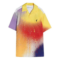 Off-White x Katsu Crossover FW21 Pattern Short Sleeve Shirt Orange OMGA163S21FAB0038410