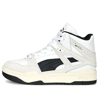 (GS) PUMA Slipstream Mid Heritage Sneakers 'White Beige Black' 393057-01