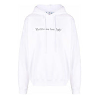 Men's Off-White SS22 Alphabet Slogan Printing Loose Fit White OMBB085S22FLE0020110