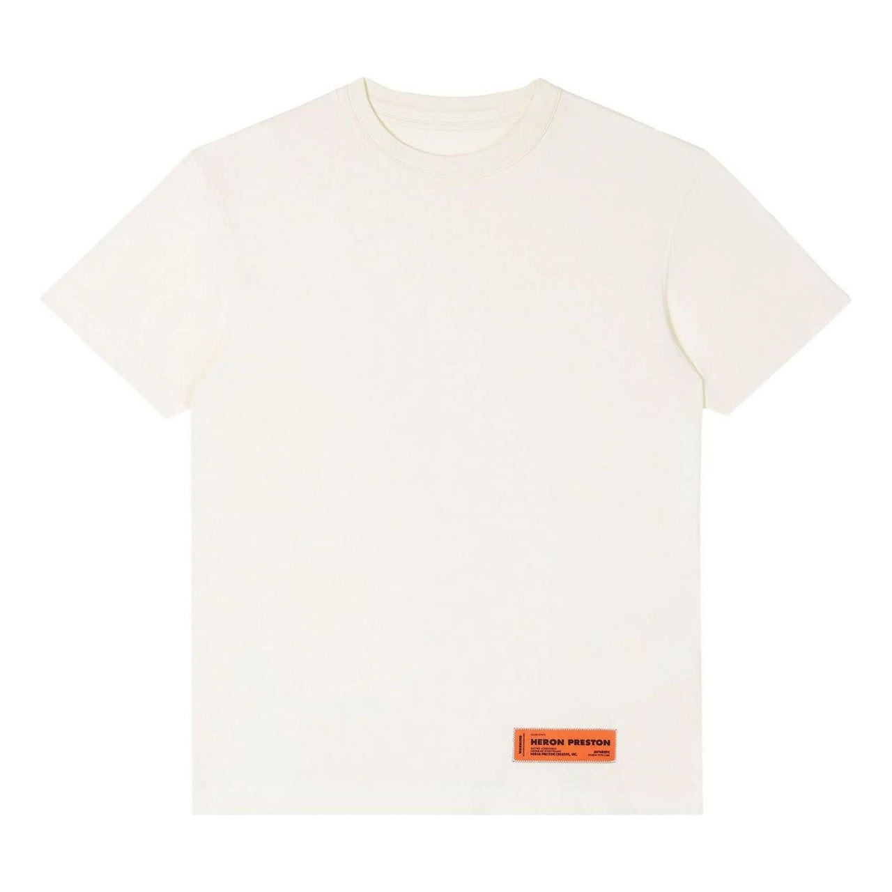 (WMNS) HERON PRESTON SS22 Logo Recycled T-shirt 'White' HWAA024C99JER0010100