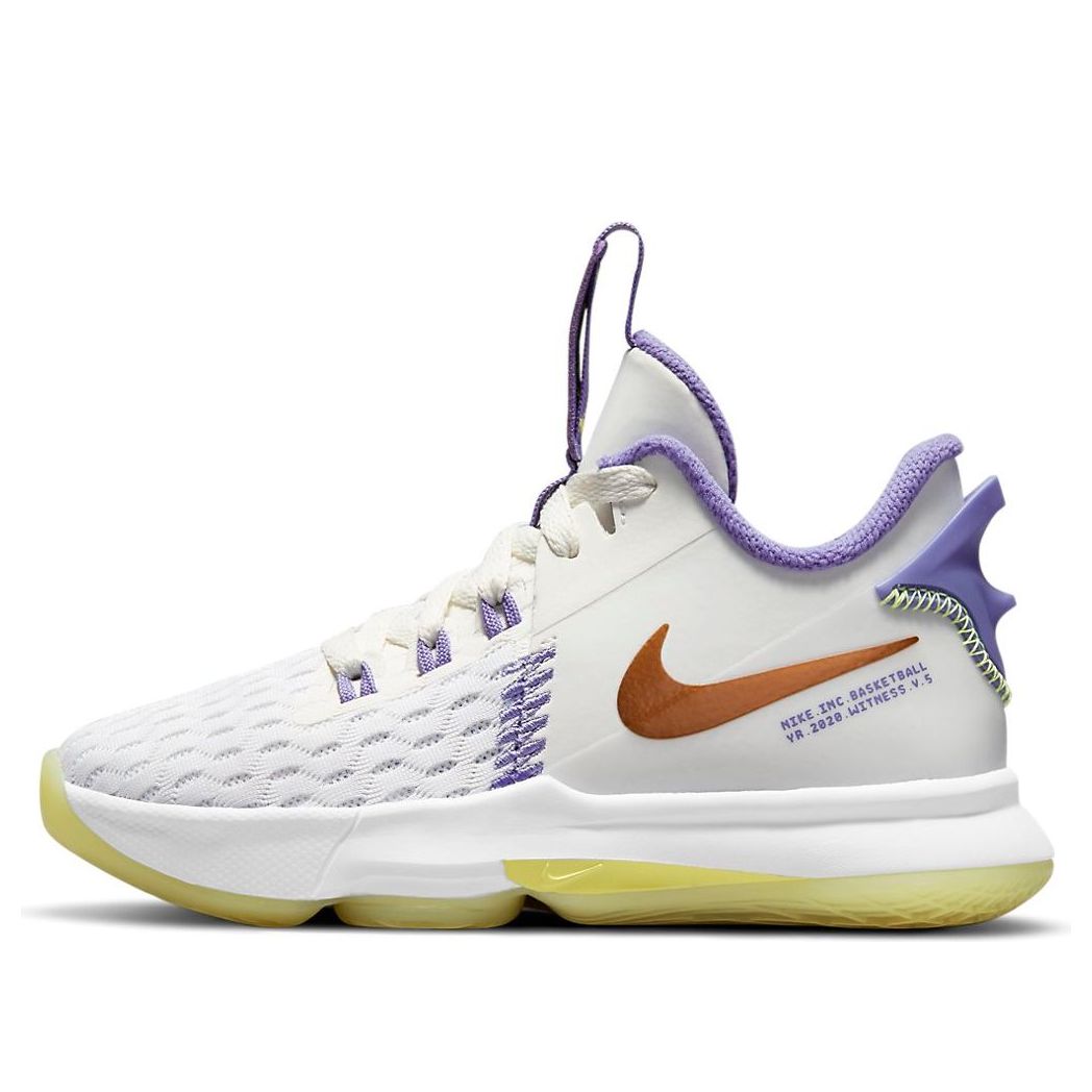 (PS) Nike Lebron Witness 5 'White Purple' CT4630-102