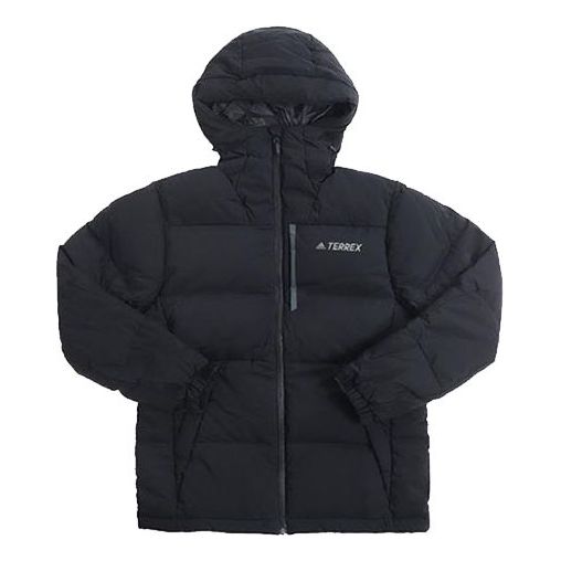 adidas Outdoor Sports Stay Warm hooded down Jacket Black FJ9237