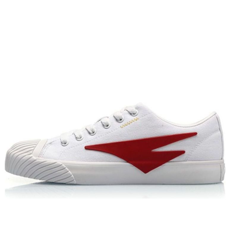 Li-Ning Classic Skateboarding Low 'White Red' AGCP132-6