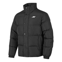 Skechers Letter Printed Waterproof Down Jacket 'Black' P423U038-0018