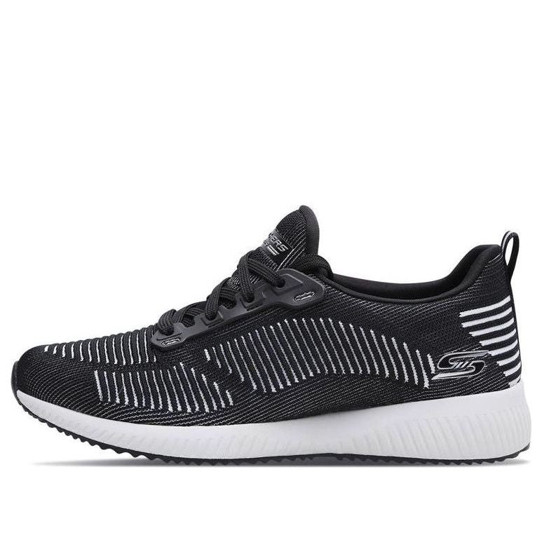 (WMNS) Skechers Bobs Squad 'Black White' 31360-BKW