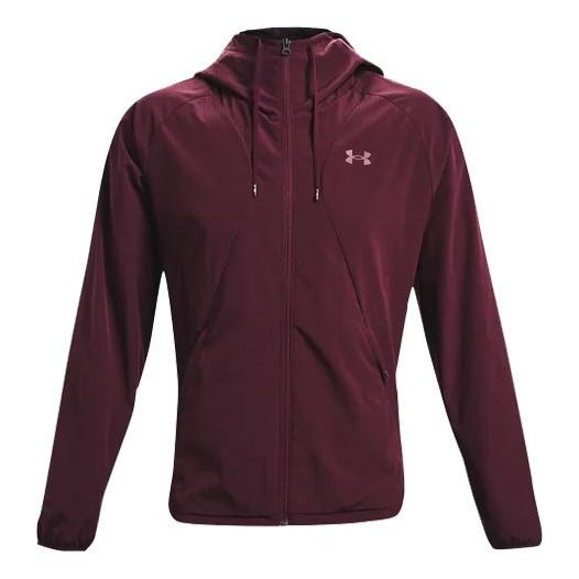 Under Armour Woven Jacket 'Maroon' 1361612-600
