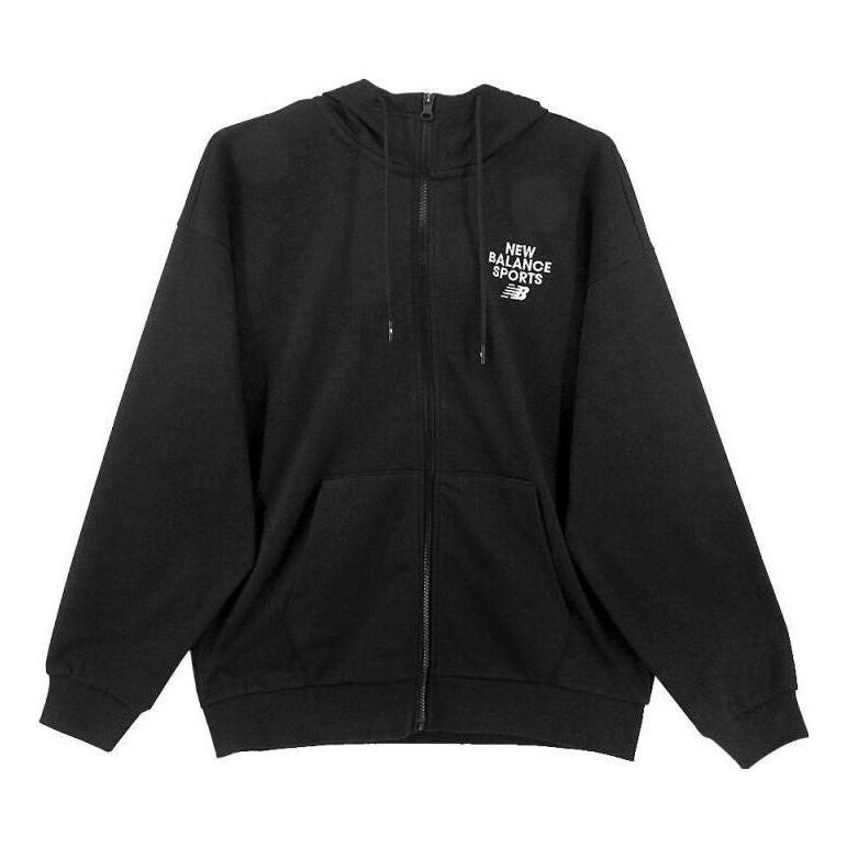 New Balance Sportswear Hooded Jacket Asia Sizing 'Black' 6DD12033-BK