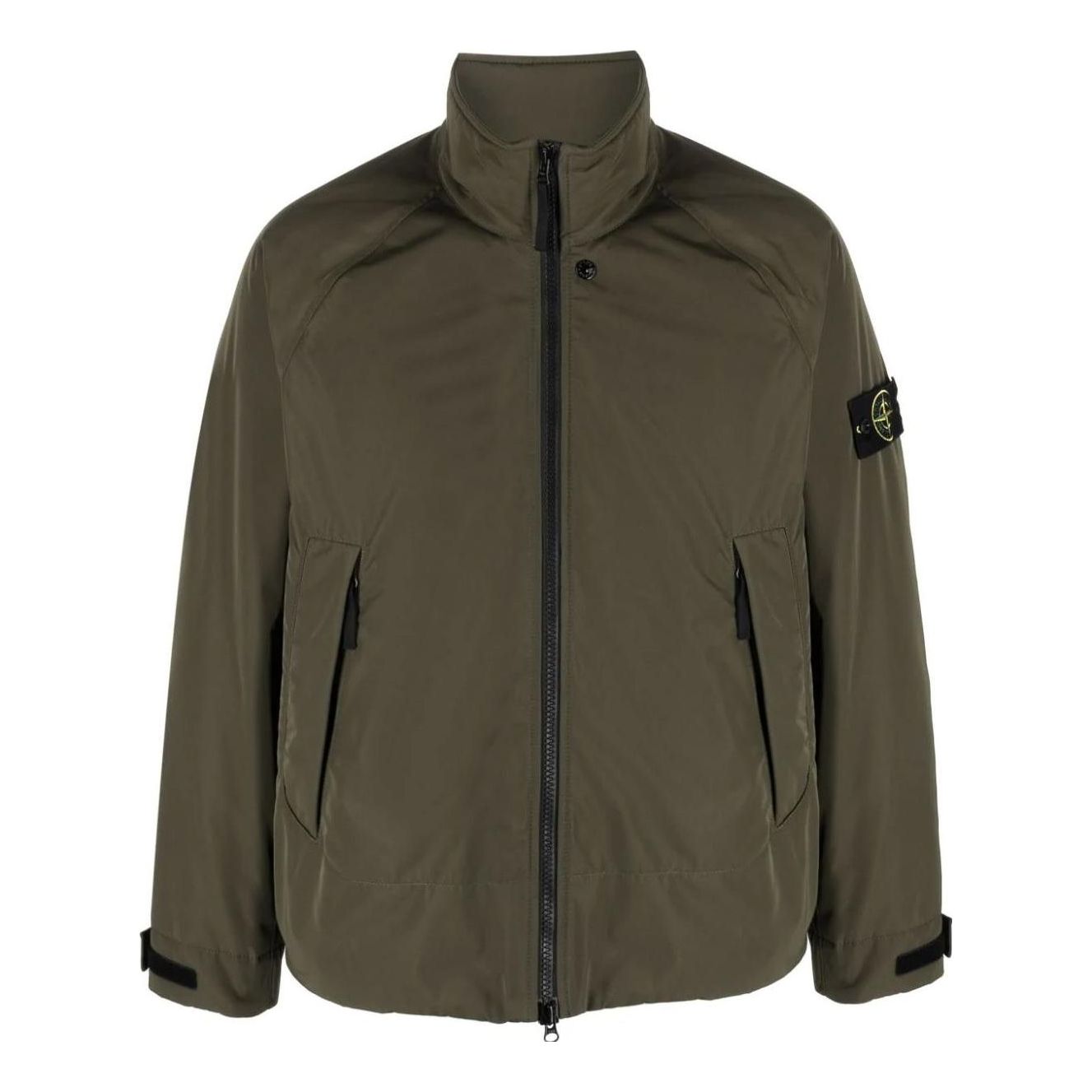 STONE ISLAND Compass Patch Zip-Up Windbreaker 'Green' 791541926-V0058