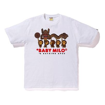 BAPE HongKong 13th Anniversary BabyMilo Tee Hong Kong 13 Dragon Short Sleeve Unisex White BAPE-SS19-31