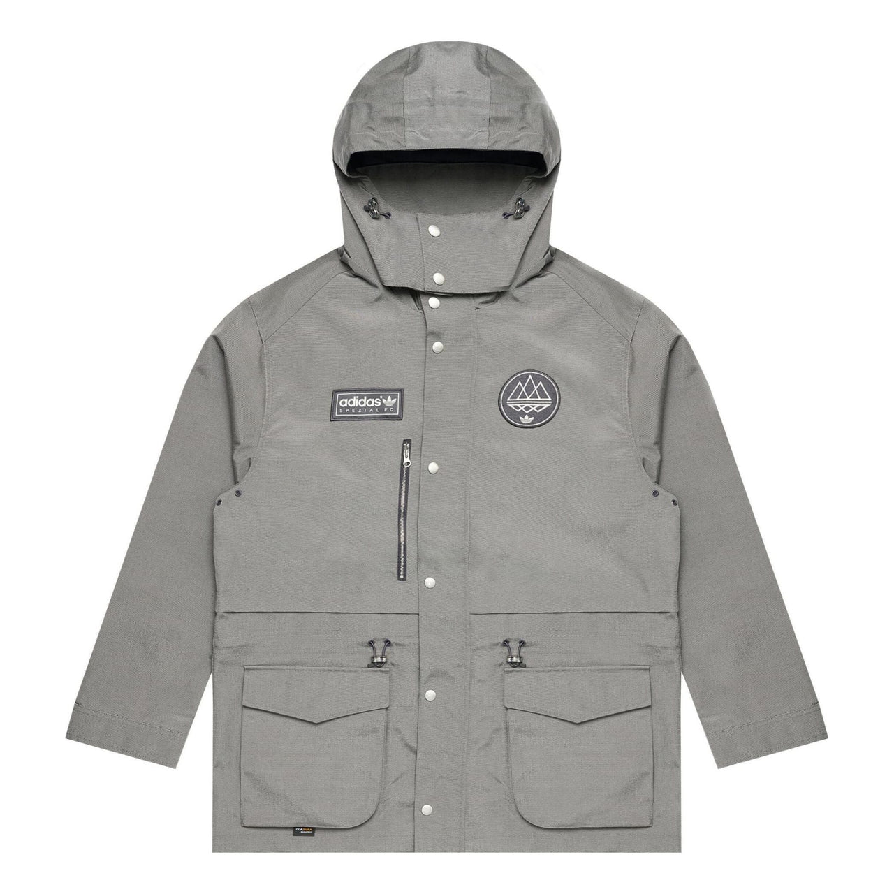 adidas SPZL F.C. Parka Asia Sizing 'Dove Grey' JE6074