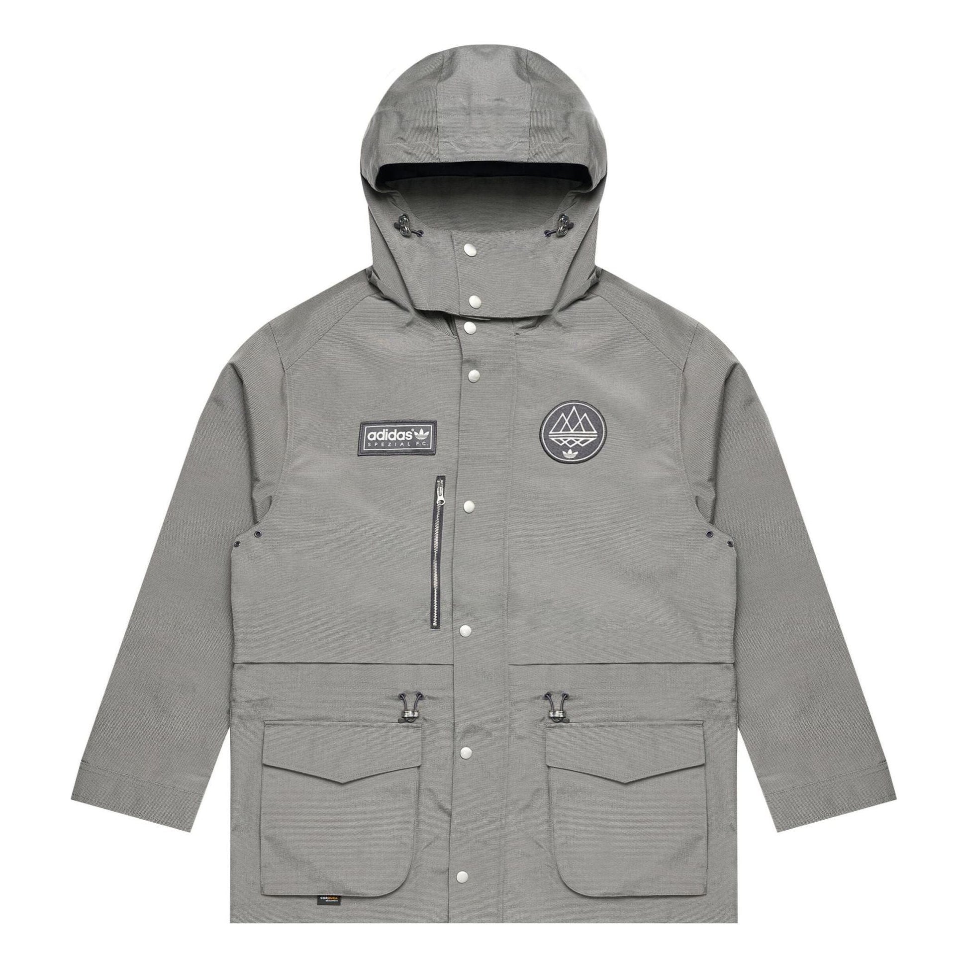 adidas SPZL F.C. Parka Asia Sizing 'Dove Grey' JE6074