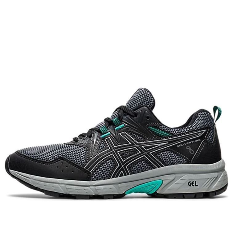 (WMNS) ASICS Gel-Venture 8 Wide 'Black Sheet Rock' 1012A706-004