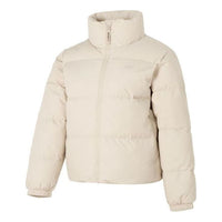 (WMNS) New Balance Classic Short Puffer Jacket Asia Sizing 'Beige' NPD4E152-LBE