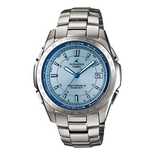 CASIO OCEANUS Serieses Blue Sapphire Crystal Blue Dial Blue Analog OCW-T100TE-2A