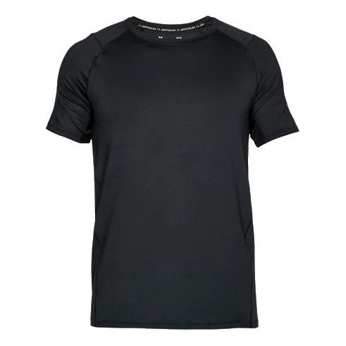 Men's Under Armour UA MK-1 Short Sleeve Sports Tops Black 1306428-001
