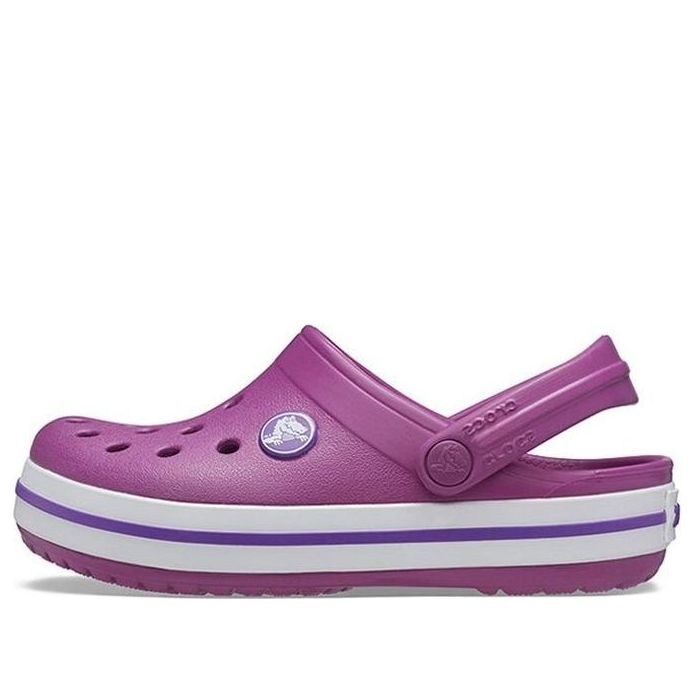 (GS) Crocs Crocband Clogs 'Purple White' 204537-54R