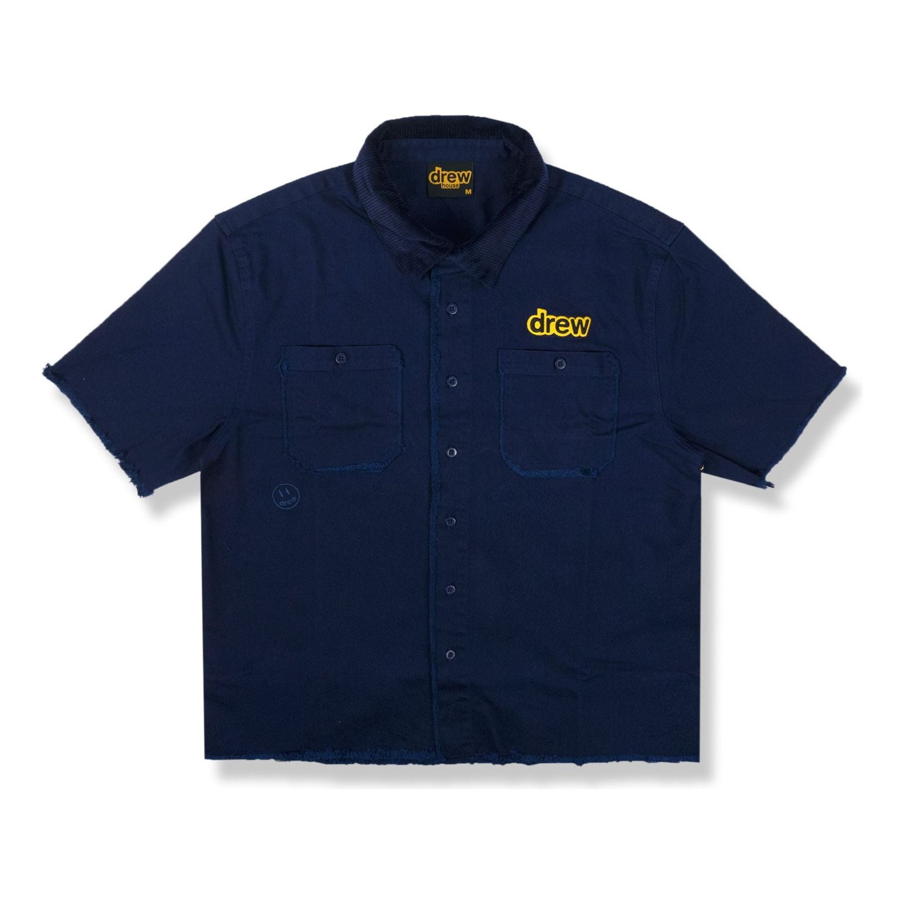 Drew House Stretch Twill Shirt 'Navy' DR-FW20-184