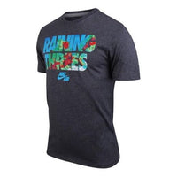Nike Raining Threes Casual Sports Printing Short Sleeve Gray 631932-071